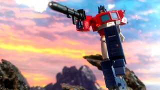 [Animasi stop-motion 12 frame] Tanpa jeda panas, saya akan berjalan lebih agung! MS Optimus Prime 2.