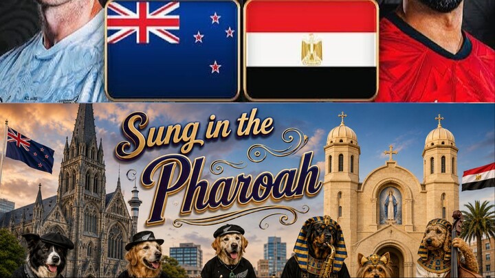 New Zealand Vs Egypt Sung in Pharoah