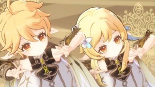 The twins are so cute!