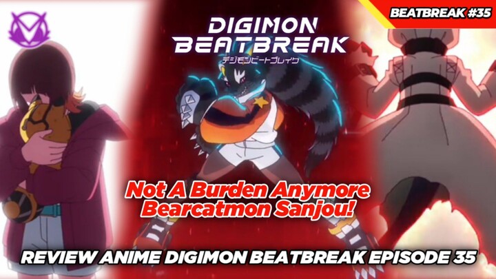 Bombermon! Debut Bearcatmon! Sequel Air Gear?! Review Anime Digimon Beatbreak Episode 35