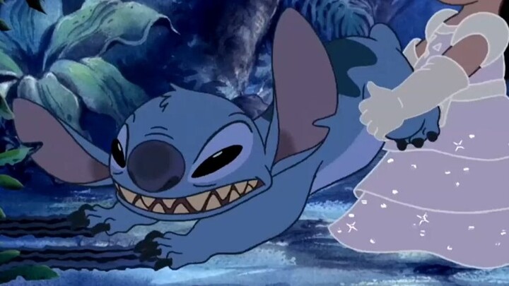 Stitch, who is fearless, is actually afraid of water?