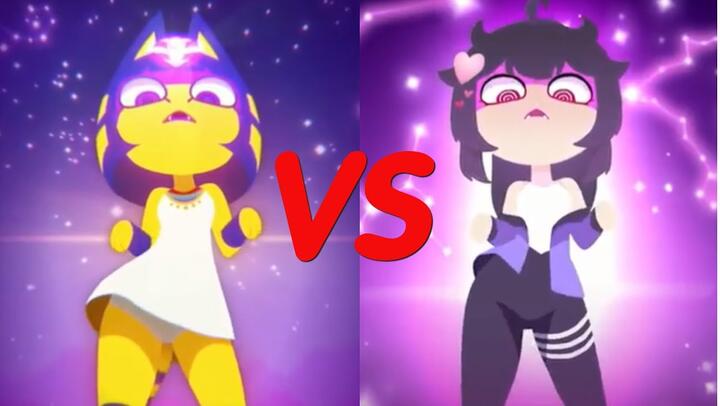 Ankha Dance Vs Ankha but HOWCOW meme They’re Actually Dancing