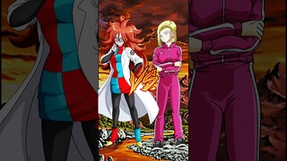 ( Android 18 vs Android 21 ) #anime #db #dbz #dbs #dbsh #dbd #goku