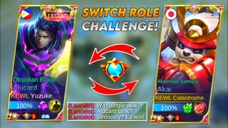 CORE AKAI + TANK ALUCARD = ??? | ROLE SWAP CHALLENGE! | MLBB