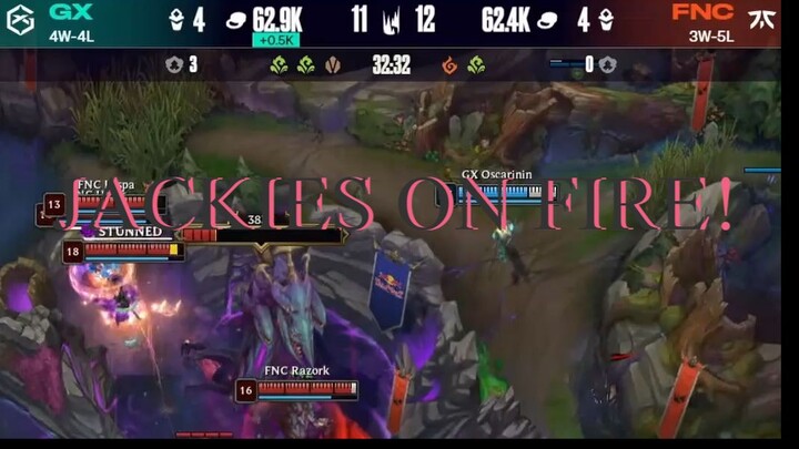 JACKIES IN FIRE!! | GX vs FNC | GiantX vs Fnatic | LEC Summer 2026