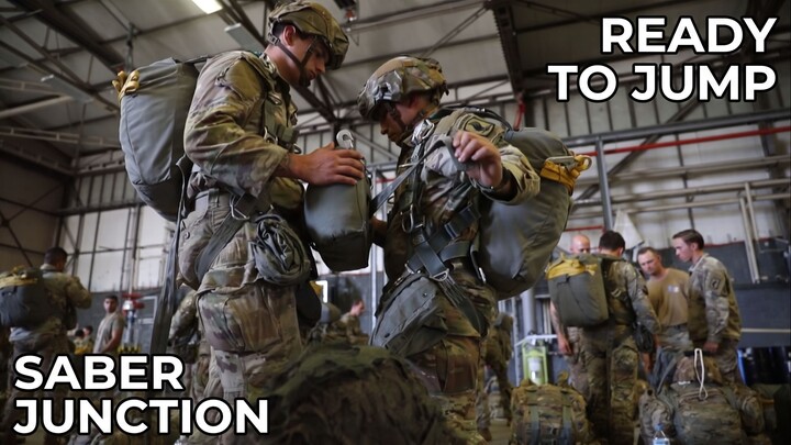US Army 173rd Airborne Mass Drop | Saber Junction 26