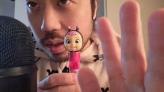 ASMR Eating CRY BABIES LOLLIPOP & FACE TOUCHING ROLEPLAY