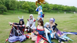 【游鱼】阴阳师cos团片拍摄的一天