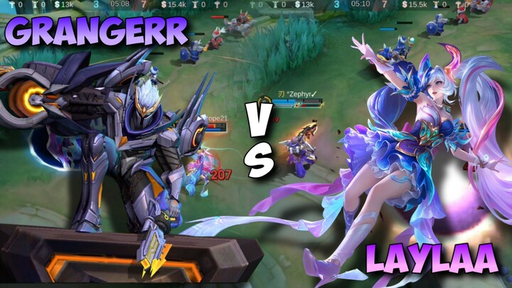 GRANGER LEGEND VS LAYLA LEGEND WHO WIN?! GUA KASIH SAVAGE DI MACTH INI || HIGHLIGHT GRANGER - MLBB