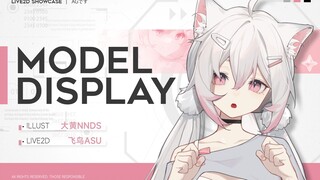 【Live2d模型展示】这么可爱的白毛猫娘一定不是男孩子对吧