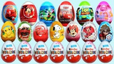24 Surprise Eggs Kinder Surprise Mickey Mouse Minnie Mouse Cars 2 Disney Pixar