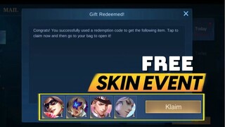 NEW EPIC AND SPECIAL AND ELITE SKIN EVENT!! LOG IN AND CLAIM FREE SKIN EVENT | MLBB NEW WEB EVENTS