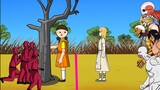 If Ymir Fritz Founding Titan playing Squid Game. Attack on Titan vs Squid Game  Animation