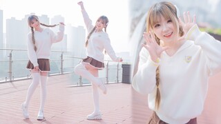 阳光下奶fufu小女友~飞扬的裙摆❤WE GO!