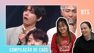 REAGINDO À 'BTS SENDO BAGUNCEIROS NOS PROGRAMAS MUSICAIS' #SEMANABTS
