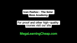 Ivan Pashov – The Solar Boss Academy