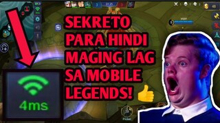 PAANO ANG PARAAN PARA HINDI MAG LAG SA MOBILE LEGENDS