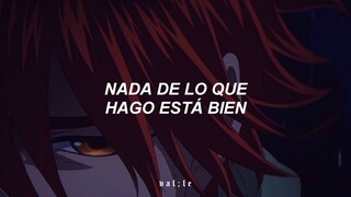 todo bien, pero ni un pelotazo en la cara duele tanto como esta canción