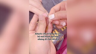 Nail Inspiration| Nail bánh bèo nhẹ nhàng đi chơi tết