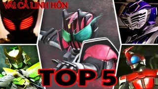 Top 5 Kamen Rider Có Nhiều Fan Cứng Nhất.