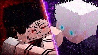 Sukuna vs Gojo no Minecraft Jujutsu Kaisen!