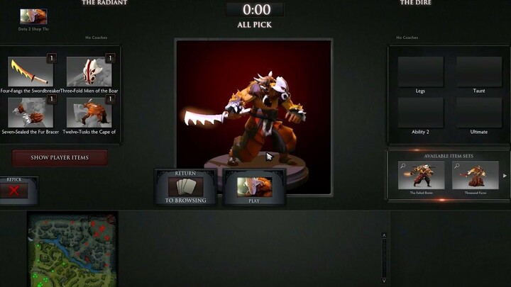 รีวิว The Boar Gods Honor Set - Dota 2 Shop Thai