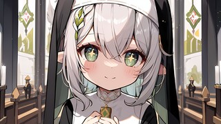 纳西妲：“祈祷可不是修女唯一要跪下来做的事~♥”【女儿成长日记：修女】