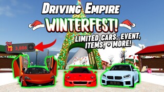 HUGE CHRISTMAS UPDATE!! (LIMITED CARS, WHEELS, SNOWY MAP & MORE!) || ROBLOX - Driving Empire