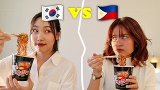 SAMYANG 🌶 Fire Noodles Challenge 🇵🇭🇰🇷