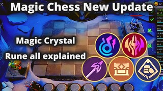 MAGIC CHESS NEW UPDATE FULL EXPLAIN ALL NEW SYNERGY MAGIC CRYSTAL RUNE | MAGIC CHESS NEW UPDATE 2024