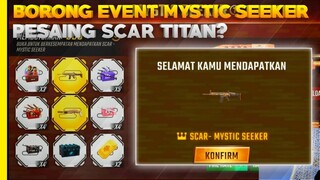 SPIN EVENT SCAR MYSTIC SEEKER SAINGAN TITAN! | GARENA FREE FIRE INDONESIA