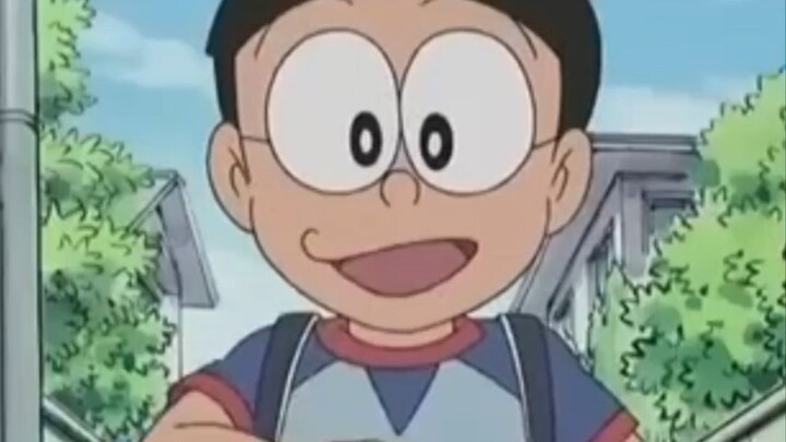 nobita sangat bahagia