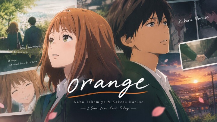Naho Tamiya & Kakeru Naruse anime Orange edit - She & Him