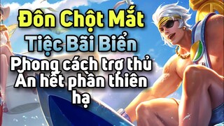 [ VGVD ] Quẩy cùng Hạ Hầu Đôn ( Tiệc Bãi Biển ) Đôn Chột phong cách trợ thủ - Vương Giả Vinh Diệu