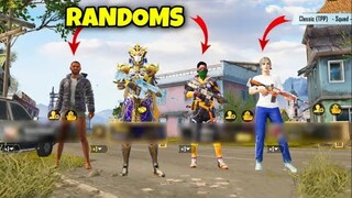 I PLAYED with RANDOM SQUAD😍Pubg Mobile