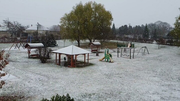 First snow 11. 26. 2021