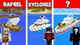 แข่งสร้าง!! บ้านสุดเท่ บ้านเรือ VS บ้านเรือ ใครจะชนะ?? (Minecraft House)