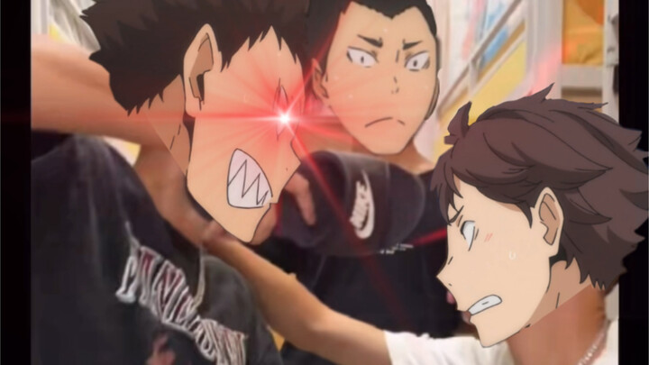 Oikawa on the tip of a knife