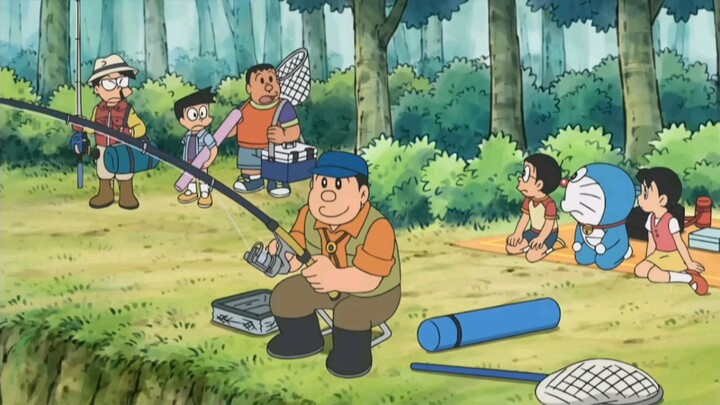 Ikan Marlin di genangan air hujan😲😲#Doraemon