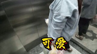 التقى رجل التوصيل بفتاة لطيفة