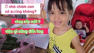 Một ngày của mẹ bỉm 2 con như thế nào