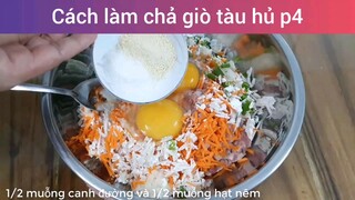 Cách làm chả giò tàu hủ p4