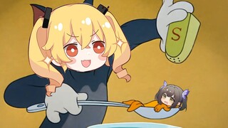 【Kucing dan Tikus Debu Putih】Xiao Fen makan ikan mas besar yang pedas hari ini