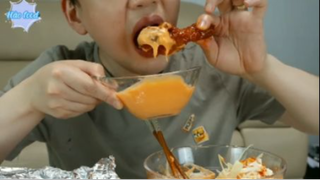 Gà cay, mì cay, salat trộn mayo phần 6 #mukbang