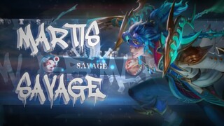 MLBB Martis Exp SAVAGE modal basic attack