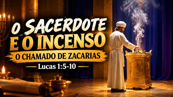“O Sacerdote e o Incenso O Chamado de Zacarias” - Lucas 1 5-11