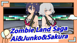 [Zombie Land Saga/MMD] Ai&Junko&Sakura, Cảnh Iron Frill, COM3D2