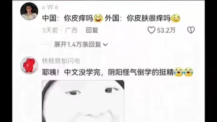 Haven’t even finished learning Chinese, yet you’ve mastered the art of passive-aggressive remarks.