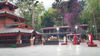 aarati session in Kalika Mandir Baglung |