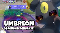 Umbreon Defender Tersakit! Musuh Auto Mundur! - Pokemon Unite